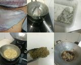 รูปขั้นตอนการทำที่ 2 ของ ข้าวผัดเขียวหวานปลาสลิดฟู#Uncle& friends #dtc4#canteen