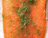 รูปขั้นตอนการทำที่ 2 ของ Salmon Gravlax แซลมอนหมักเกลือและดิลล์