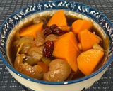 A picture of step 9 of Traditional Sweet Potato and Ginger Soup.