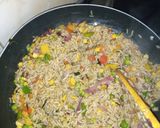 A picture of step 15 of Coconut fried rice(fully flavoured).