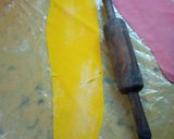 A picture of step 14 of Malai Khaja.