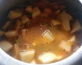 A picture of step 6 of Aloo tamatar.