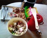 Zöldséges csirkecomb air frayerben, zacskóban recept fázis 1 fotója