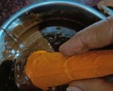 A picture of step 2 of Chocolate Makhana Cone.