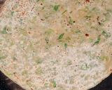 A picture of step 3 of Methi parantha.