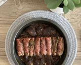 Füstölt pármai sonkába csavart rozmaringos csirkemáj 🧆🥓 recept fázis 4 fotója