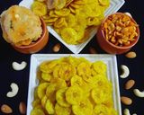 A picture of step 6 of Nendran chips.