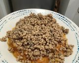 Foto del paso 2 de la receta: Puré de zapallo camote sin papas, y carne, ensalada de tomate