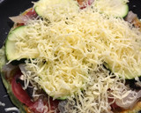 Foto del paso 5 de la receta: Pizza con base de brócoli y avena en sartén