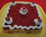 A picture of step 1 of Cherry Trifle pudding.
