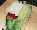 Foto del paso 6 de la receta: Onigirazu de lechuga