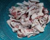 Foto langkah ke 1 dari resep Tumis Cute (cumi tempe)pedas manis.