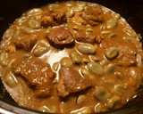Foto del paso 16 de la receta: Cordero confitado en salsa de especieas exóticas y habas
