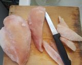 Foto del paso 1 de la receta: Fajitas de pollo con BBQ