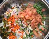 Foto del paso 1 de la receta: Pastas primavera con queso