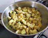 A picture of step 3 of Masala Idli.