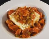 Foto del paso 9 de la receta Magra con tomate y guisantes. Receta tradicional
