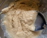 A picture of step 1 of Sattu Chilla with veggie.