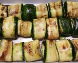 A picture of step 3 of Involtini di zucchine courgette rolls.