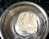 A picture of step 2 of Italian panner ravioli with pink sauce.