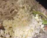 A picture of step 7 of Chicken Alfredo Pasta.
