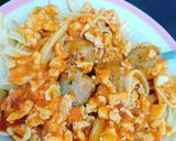 Foto langkah ke 3 dari resep Spagheti Bolognese.