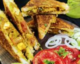 A picture of step 8 of Smoked Paneer Tikka Sandwich.