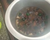A picture of step 1 of Trinidad black fruit cake.