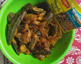A picture of step 11 of Masala Bhindi.