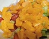 A picture of step 3 of Mango salsa.