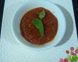 A picture of step 3 of Tomato Garlic Chutney.