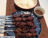 A picture of step 3 of Grilled Chicken Liver.
