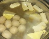 Foto langkah ke 3 dari resep Sup Bakso + Tahu.