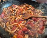 Shimeji gombás bruschetta (vegán) recept fázis 2 fotója