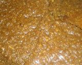 A picture of step 2 of Badam ka halwa.