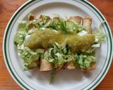 A picture of step 4 of Air Fryer Chicken Tacos Dorados.
