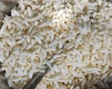 A picture of step 1 of Bhel Puri.
