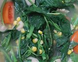 Foto langkah ke 6 dari resep Sayur Bayam Bakso.