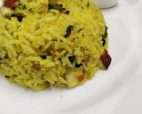 A picture of step 5 of No oil Veg paneer pulao.