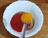 A picture of step 9 of Soya Chunks Capsicum & Onion Curry soyabeena badi ki sabji.