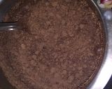 A picture of step 1 of Chocolate almond Barfi.