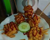A picture of step 9 of Chips corndog.