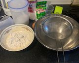 A picture of step 2 of Buttermilk pancakes.