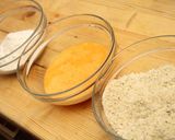 Parmezános rántott cukkini sütőben sütve recept fázis 7 fotója