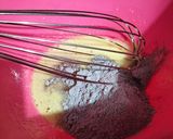 Foto langkah ke 3 dari resep Brownies Crispy Ketan Hitam.
