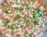Hình bước làm 3 của món Mực một nắng sốt hành tỏi