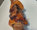 Une image de l'étape 12 de Brochette de magret de canard, abricot et romarin.
