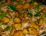 सोयाबीन फ्राइड राइस (Soybean fried rice recipe in hindi) रेसिपी चरण 9 फोटो