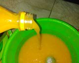 A picture of step 2 of Mango & orange slush.