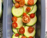 Foto del paso 1 de la receta: Budín de zucchini, tomates, jamón y quesos